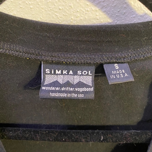 Simka Sol THE TUCK-IN TOP gold and black Small - Picture 4 of 4